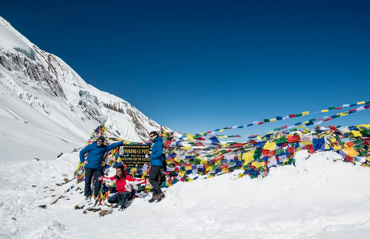 Thorong Phedi (4450 m) – Thorong La-hágó (5416 m) – Muktinath (3760 m)