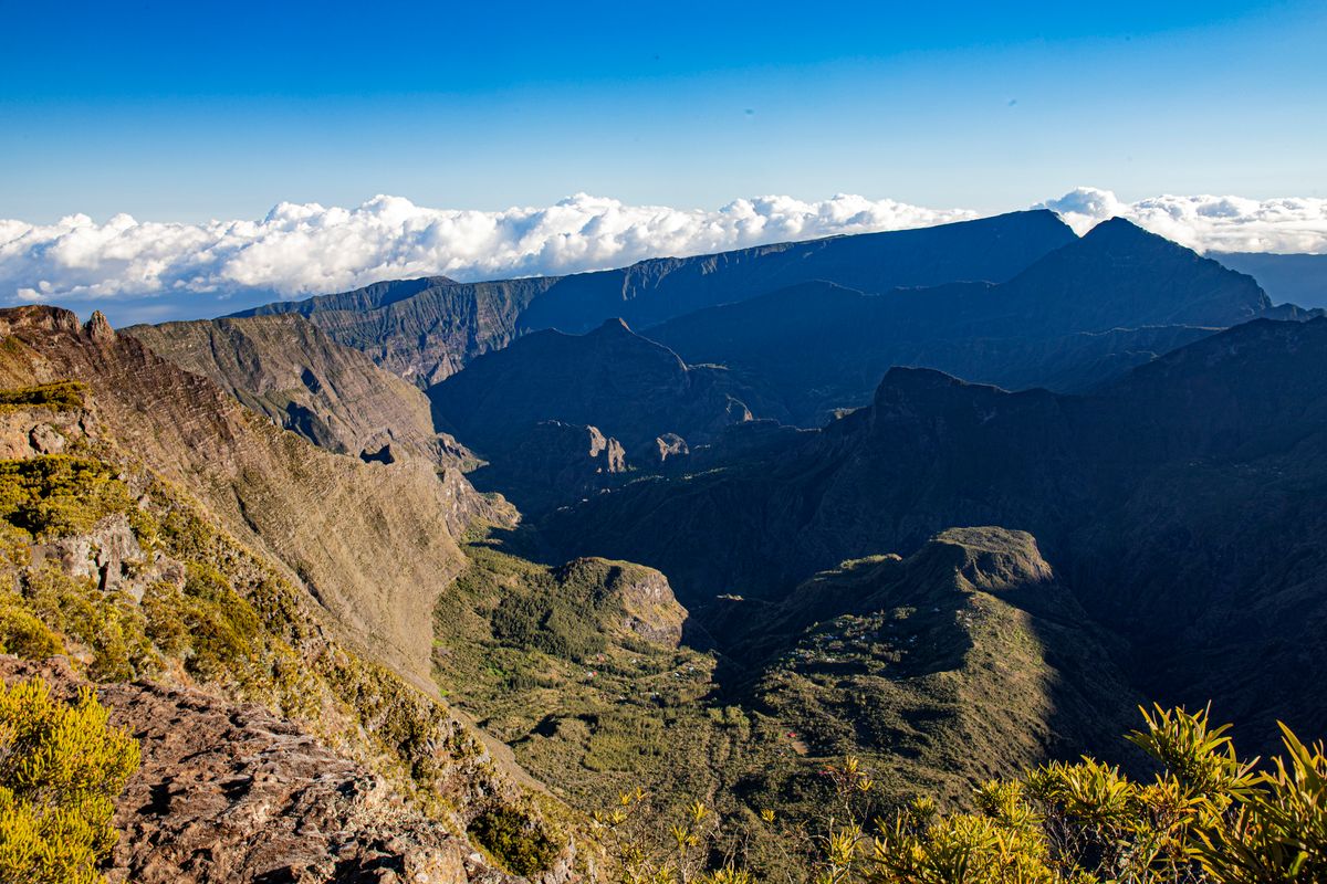 Mafate-kaldera gyalogtúra: La Nouvelle (1394 m) – Marla (1576 m)