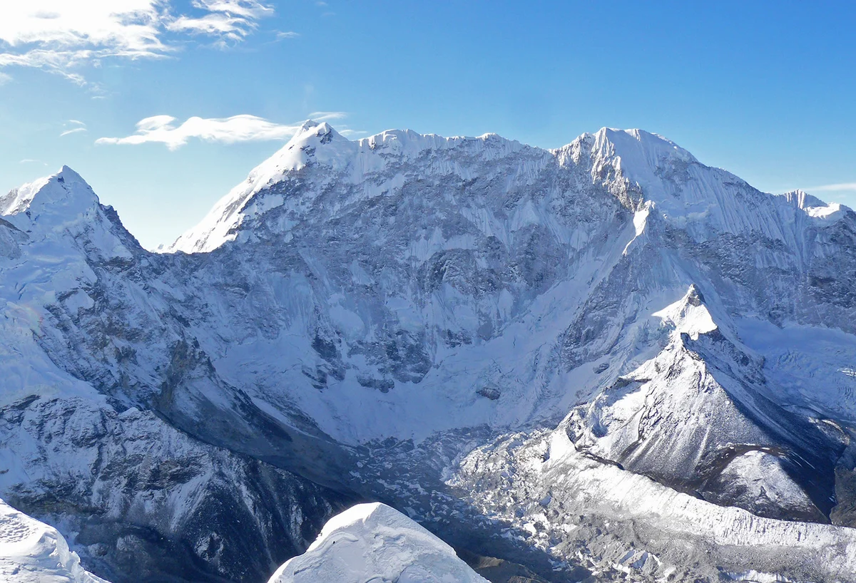 Chukung (4750 m) – Dingboche (4360 m) – Namche Bazaar (3470 m) – Lukla (2850 m)