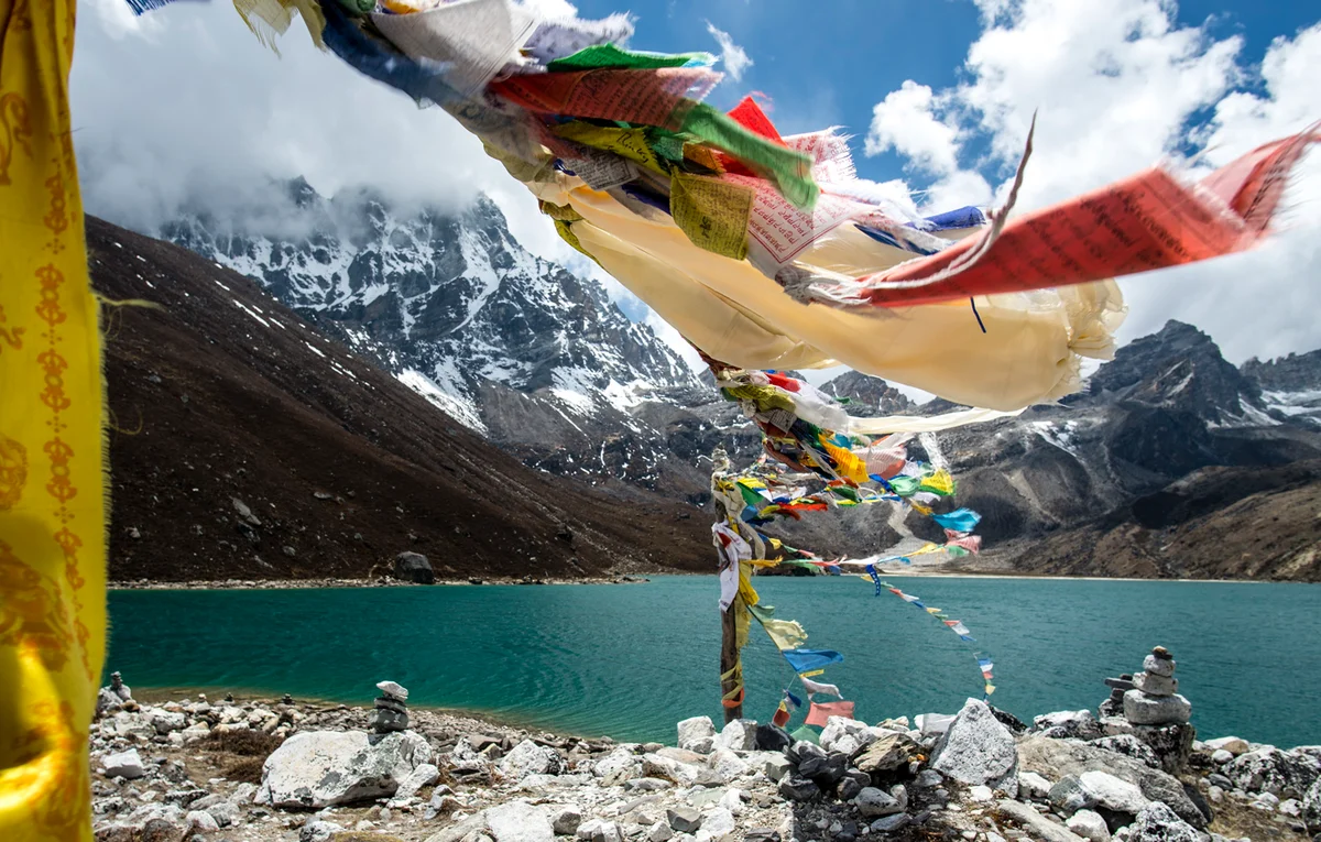 Machhermo (4470 m) – Ngozumpa-gleccser – Gokyo tavak (4750 m)